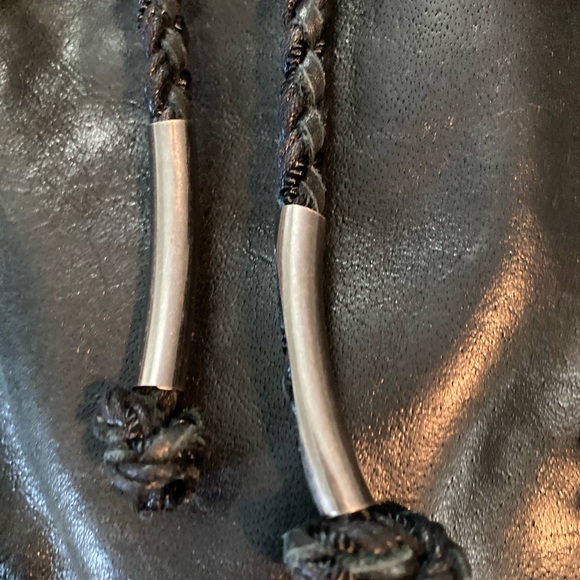 **SOLD** The Sak Drawstring Bucket Bag Black - Picture 7 of 8